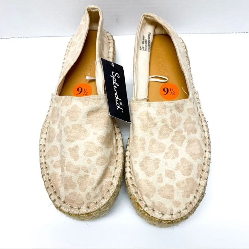 Splendid‎ Laney Woven Leopard Print Platform Espadrilles